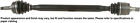 60-4001 Cardone Industries Cv Axle Drive Front Left Reman 082617472159