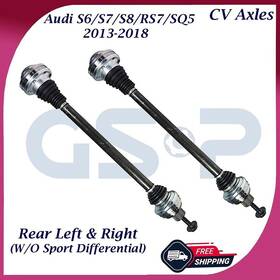 8r0501203cx 8r0501203bx 8r0501203c S6/s7/s8/sq5/rs7 Gsp Oem Rear Cv Axles For 2013-2018 Audi