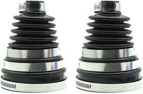 Ak-2021cv-bk Aotokoop 5 Inch 125 Mm Height Flexible Constant Velocity Joint Silicone Black - 2 Sets