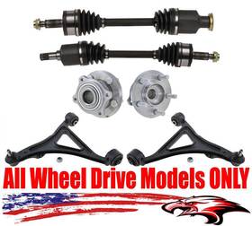 160033 Apm Front Axles Wheel Hubs Lower Control Arms All Drive For Chrysler 300 05-13