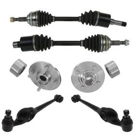 165159 Apm Ap Front Control Arm Hub Bearings Cv Shaft Axles Saturn Sl1 Sl2 Sw1 94-02 6pc