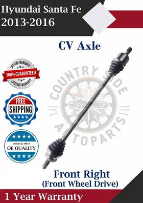 Hy8436a Apwi New Oe Front Right Cv Axle For 2013-2016 Hyundai Santa Fe 2wd 1 Year Warranty