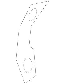 1k0-407-357-d Audi Genuine Plate