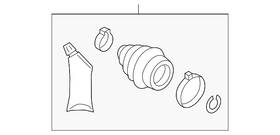 3q0-498-203-a Audi Genuine Outer Boot