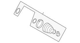 4m0-498-201-a Audi Genuine Inner Boot