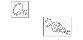 V04-017-001-s Audi Genuine Inner Boot