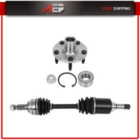 Auto848509puppy Autopuppy Fwd For Ford Edge Lincoln Mkx 1 X Front Left Cv Axle Shaft And Wheel Bearing Hub