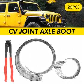 Wwd-kg-35411 Auxito 20x Axle Cv Joint Crimp Boot Clamp For Ford Chevy Gmc Buick Jeep With Pliers K