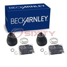 Beck/arnley Sx-0qzd 2 Pc Front Outer Cv Joint Boot Kits For 2002 Audi Tt Quattro Qx