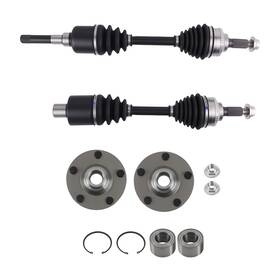 Izm054 Bfo Front Cv Axles&bearing Kit For Ford Escape 01-08 Mercury Mariner 05-08 3.0l