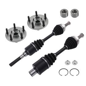 Lev6bd Bfo Front Cv Axles Wheel Hub Bearing For Ford Escape Mercury Mariner 3.0l V6 Dohc
