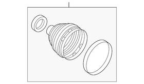 31-60-5-a42-b46 Bmw Genuine Outer Boot