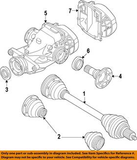 33137555749 Bmw Oem 10-15 760li Rear-axle Seals