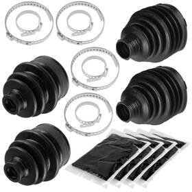 Caltric Bo126 Bo126 Bo127 Bo127 2 Front Axle Outer And Inner Cv Boot Kit For Yamaha Grizzly 700 Yfm700 4x4 09-1