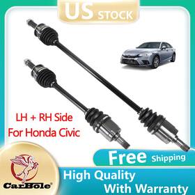 Carbole Ho88638/8639 Left And Right Side Cv Axle Shaft Fit For 2006-2013 Honda Civic Auto Trans 1.8l