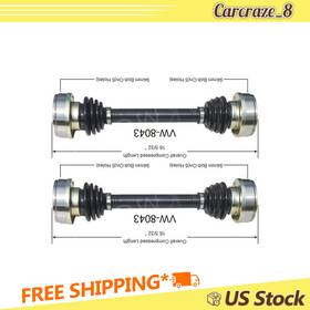 Carszfz20250625-08 Carcraze 8 New For Vw Beetle Squareback Fastback 1969-79 2 Rear Cv Axle Shafts Surtrack