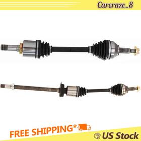 Carszfz20250625-2041 Carcraze 8 For Ford Taurus Flex Lincoln Mks Fwd 2pcs Of Front Cv Axle Shaft Surtrack Set