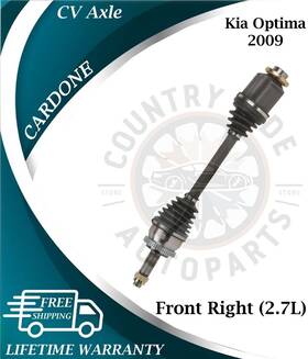 663532 Cardone Oem Front Right Cv Axle For 2009 Kia Optima 2.7l Lifetime Warranty