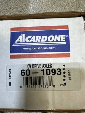 90-02631n Cardone 60-1093 Chevrolet Lumina Apv And Oldsmobile Silhouette Front Cv Axle Shaft