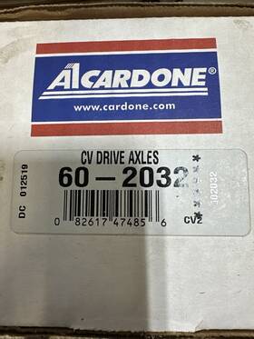 Cardone Fd-8-8519 60-2032 Front Right Cv Axle Shaft 92-94 Ford Tempo Mercury Topaz