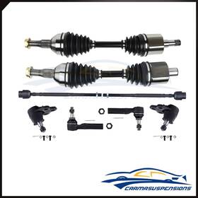 Carmasuspensions Ca83725601ns 8x Front Tie Rod End Ball Joint With Cv Axle Shaft Fits 2000-2005 Buick Century