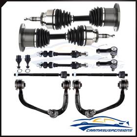 Carmasuspensions Ca83725901ns 12pcs Front Control Arm Tie Rod End With Cv Axle Shaft Fits 2005-2008 Ford F-150