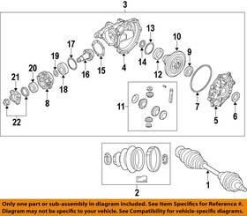 4578600ab Chrysler Oem 05-23 300 Front Suspension Carrier Axles-axle Assy