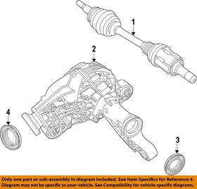 4578885ac Chrysler Oem 11-23 Durango Front Axle Carrier-axle Assy