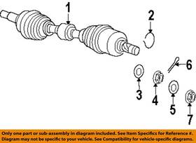 5105772ag Chrysler Oem Front Drive-cv Shaft Axle Assy 5105772ag Chrysler Oem Front Drive-cv Shaft Axle Assy