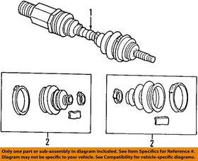 68193908ac Chrysler Oem Front Drive-cv Shaft Axle Assy