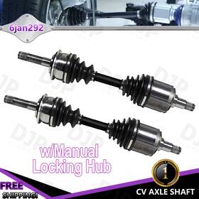 Djp-ncv69133 Djpusa Parts 2x Front Cv Axle Assembly For Toyota Tacoma With Manual Locking Hub 4wd 1995-00