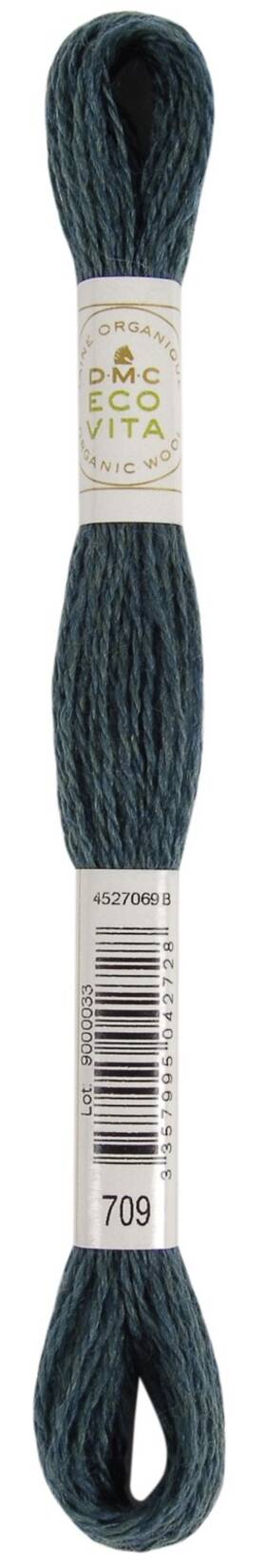 5a0021sp Dmc 357995042728 6 Pack - Eco Vita 100% Organic Wool Crewel Thread -cypress Indigo