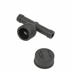 47122 Dorman Rnb 1/2 Inch Radiator Flush Tee With Cap - New Direct Replacement