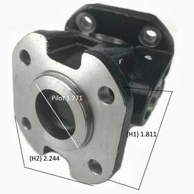 91324-08200 Dsp Fl1010 Yale 4 Ton Forklift Shaft 3.15 Inch Length 1.771 Pilot
