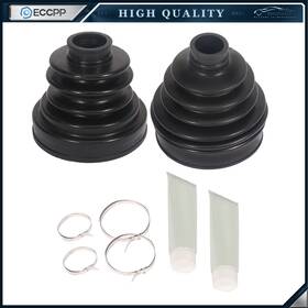 Eccpp E82555601cp Fits 2010 Chevrolet Silverado 2500 Hd Pair Cv Axle Outer And Inner Boot Kits Front