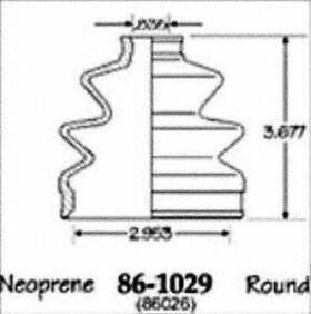 86-1029d Empi Inner Boot Kit