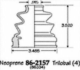 86-2157d Empi Inner Boot Kit