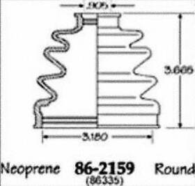 86-2159d Empi Outer Boot Kit