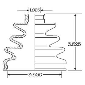 86-2228d Empi For Toyota Camry 1992-1996 Cv Joint Boot Kit