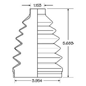 86-2326d Empi For Chevy Silverado 1500 2007-2015 Cv Joint Boot Kit