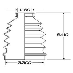 86-2341d Empi For Chevy Silverado 1500 1999-2010 Cv Joint Boot Kit