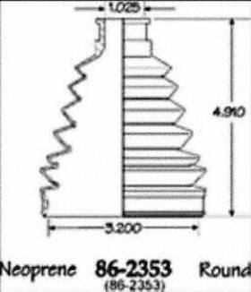 Empi 86-2353d Outer Boot Kit