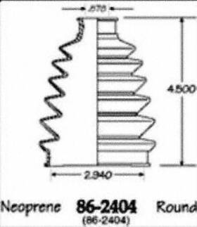 86-2404d Empi Outer Boot Kit