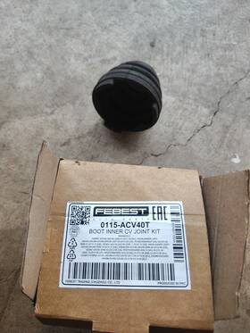0115-acv40t Febest 2014-2019 Toyota Highlander Front Inner Cv Boot Axels