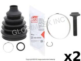 15844 Febi Bilstein For Audi / Vw 1998-2001 Axle Boot Kit Front Left And Right Outer 2 Pcs