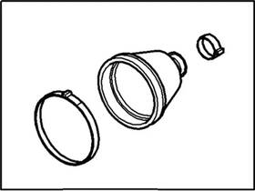 5l8z-3a331-ba Ford Genuine Inner Boot