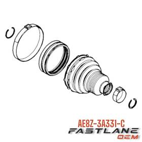 Ae8z-3a331-c Ford Genuine Motorcraft Outer Cv Joint Boot New Oem