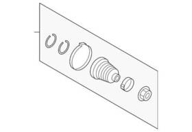 Bv6z-3a331-a Ford Genuine Inner Boot