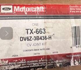 Dv6z-3b436-h Ford Genuine Inner Cv Joint