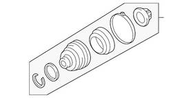Fv6z-3a331-a Ford Genuine Inner Boot